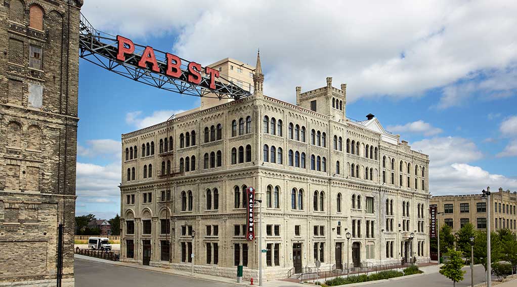 Photo of the The Pabst Brewery Complex which recently secured a spot in the National Historic Registry.